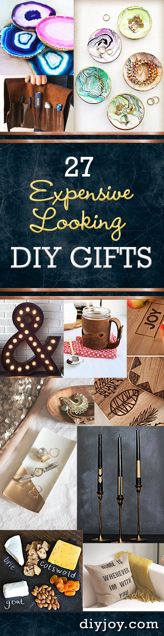 27 Expensive Looking Inexpensive DIY Gifts